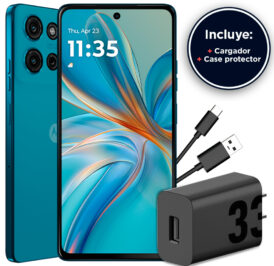 Smartphone Motorola Moto G75 5G XT2437-2 Dual SIM 4+256GB 6.78″ - Relucent Blue - Imagem 1