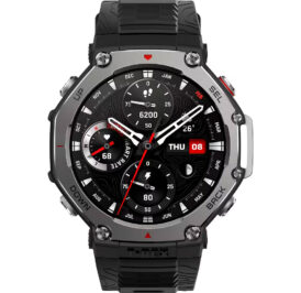 Smartwatch Amazfit T-Rex 3 A2323 Bluetooth e GPS - Onyx W2323GL2N - Imagem 1