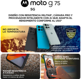Smartphone Motorola Moto G75 5G XT2437-2 Dual SIM 4+256GB 6.78″ - Relucent Blue - Imagem 13