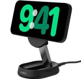 Suporte Magnético de Carga Wireless Belkin WIA008VFBK BoostCharge Pro 15W Qi2 Magsafe - Preto - Imagem 3