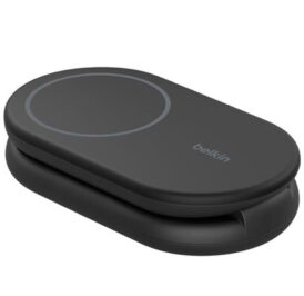 Carregador Wireless Belkin WIZ028VFBK 2-IN-1 15W Boostcharge Magsafe Qi2 - Preto - Imagem 4