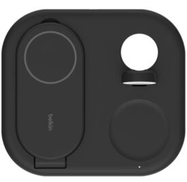 Carregador Wireless Belkin WIZ029vfBK 3-IN-1 15W Boostcharge Qi2 Magsafe - Preto - Imagem 3