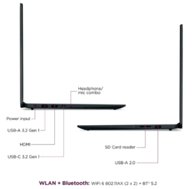 Notebook Lenovo Ideapad 1 82LX00D3US Intel Celeron N4500/15.6”/4GB/128GB eMMC - Azul - Imagem 4