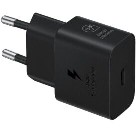 Carregador de Parede Samsung EP-T2510XBEGGB USB-C 25W/5A 100-240W+ Cabo USB-C - Preto - Imagem 2
