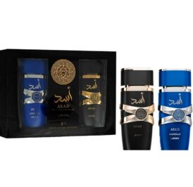 Kit Perfume Lattafa Asad & Asad Zanzibar Eau de Parfum Masculino 100ML - Imagem 1