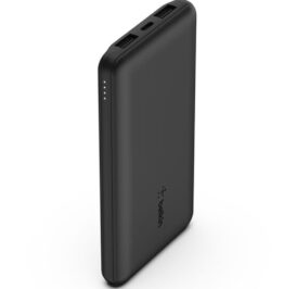 Carregador Portátil Belkin BoostCharge 3 Portas 10.000 mAh + Cabo USB-A/USB-C Preto - BPB011BTBK - Imagem 2