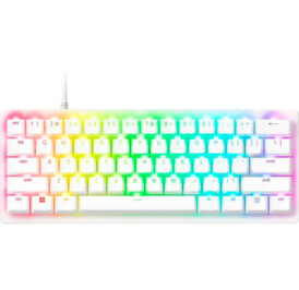 Teclado Razer Huntsman V3 Pro Mini 60% RGB USB Esports Gaming US Branco - RZ03-04991800-R3U1 - Imagem 1