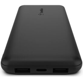 Carregador Portátil Belkin BoostCharge 3 Portas 10.000 mAh + Cabo USB-A/USB-C Preto - BPB011BTBK - Imagem 3