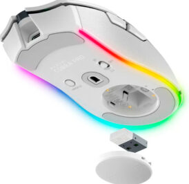 Mouse Gamer Sem Fio Razer Cobra Pro 30.000 DPI RGB White Edition Lightweight - RZ01-04660200-R3U1 - Imagem 8