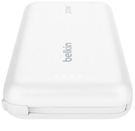 Carregador Portátil Belkin BoostCharge 10.000 mAh Cabo Integrado USB-C Branco - BPB021FQWH - Imagem 6