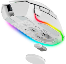 Mouse Gamer Razer Basilisk V3 Pro 35K Wireless Branco – RZ01-05240200-R3U1 - Imagem 3