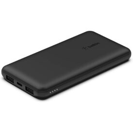 Carregador Portátil Belkin BoostCharge 3 Portas 10.000 mAh + Cabo USB-A/USB-C Preto - BPB011BTBK - Imagem 5