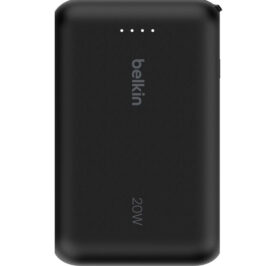Carregador Portátil Belkin BoostCharge 10.000 mAh Cabo Integrado USB-C Preto - BPB021FQBK - Imagem 3