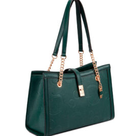 Bolsa Guess Satchel BG948006 Verde Escuro - Imagem 2