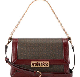 Bolsa Guess Crossbody AG949214 Marron Escuro/Vinho - Imagem 1
