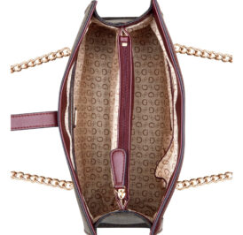 Bolsa Guess Satchel SG948006 Marron Escuro - Imagem 4