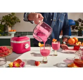 Liquidificador KitchenAid Artisan K400 1200W Jarra de Vidro 5 Velocidades 1.4L 110V Hibisco – KSB4026HI - Imagem 5