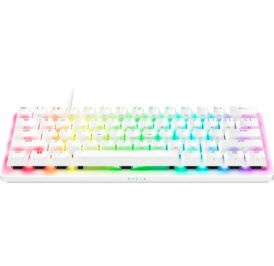 Teclado Razer Huntsman V3 Pro Mini 60% RGB USB Esports Gaming US Branco - RZ03-04991800-R3U1 - Imagem 2