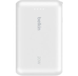 Carregador Portátil Belkin BoostCharge 10.000 mAh Cabo Integrado USB-C Branco - BPB021FQWH - Imagem 3