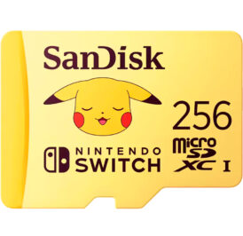 Cartão de Memória SanDisk Micro SDXC Nintendo Switch 256GB Pokemon - SDSQXAO-256G-GN6ZK - Imagem 1