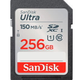 Cartão de Memória SanDisk Ultra SDHC 256GB 150 MB/s Classe 10 - SDSDUNC-256G-GN6IN - Imagem 1