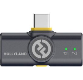 Microfone Sem Fio Hollyland Lark M2 Combo Lightning/ USB-C/Câmera  - Shine Charcoal - Imagem 5