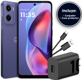 Smartphone Motorola Moto E15 XT2523-8 Dual SIM 2GB+64GB 6.7″ - Roxo - Imagem 1