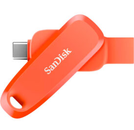Pendrive SanDisk G46 Ultra Dual Phone USB-C/USB-A 32GB – Nasturium Orang SDDDC6 - Imagem 1