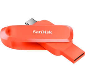 Pendrive SanDisk G46 Ultra Dual Phone USB-C/USB-A 32GB – Nasturium Orang SDDDC6 - Imagem 3