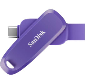 Pendrive SanDisk G46 Ultra Dual Phone USB-C/USB-A 128GB – Purple Opulence SDDDC6 - Imagem 1