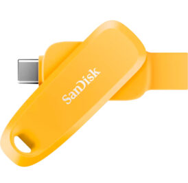 Pendrive SanDisk G46 Ultra Dual Phone USB-C/USB-A 128GB – Amarelo SDDDC6 - Imagem 1