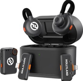 Microfone Sem Fio Hollyland Lark M2S Ultimate Combo USB-C/Lightning/Câmera - Imagem 1