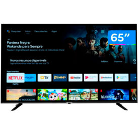 Smart TV Vizzion 65'' UHD 4K LE65GFU Google TV Wi-Fi Bivolt - Imagem 1