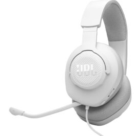 Headset JBL Quantum 100M2 Mini Jack 3.5 mm – Branco JBLQTUM100M2WHTAM - Imagem 1