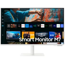 Monitor Smart Samsung M7 M70C 32'' 4K HDR10 4Ms Wi-Fi 5 Bluetooth 1-HDMI/1-USB-C Branco - LS32CM701UNXZA - Imagem 2