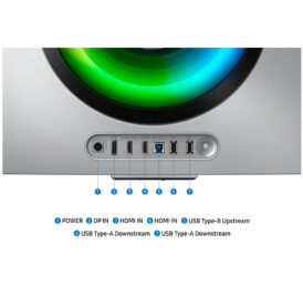 Monitor Curvo Samsung Odyssey G8 G85SD 34” OLED Ultra-WQHD 175Hz 0.03Ms 1800R HDR10+ - Imagem 5