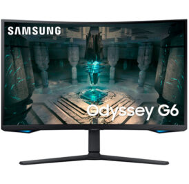 Monitor Curvo Samsung Odyssey G6 32'' QHD 1000R 4K 240Hz 1Ms Wi-Fi 5 2-HDMI - LS32BG652ENXGO - Imagem 1