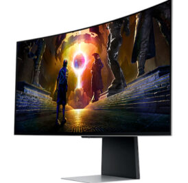 Monitor Curvo Samsung Odyssey G8 G85SD 34” OLED Ultra-WQHD 175Hz 0.03Ms 1800R HDR10+ - Imagem 3