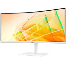 Monitor Curvo Samsung S3 S65TC 34'' ViewFinity 1000R 4K 100Hz 5ms 1-HDMI - Branco - Imagem 2