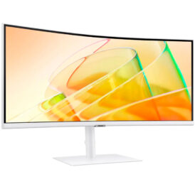 Monitor Curvo Samsung S3 S65TC 34'' ViewFinity 1000R 4K 100Hz 5ms 1-HDMI - Branco - Imagem 3