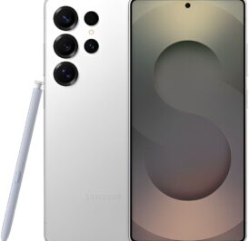 Smartphone Samsung Galaxy S25 Ultra SM-S938B Dual SIM 5G 12GB+256GB 6.9″ – Titanium White Silver - Imagem 1