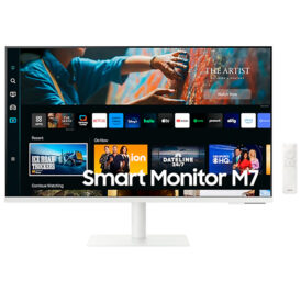 Monitor Smart Samsung M7 M70C 32'' 4K HDR10 4Ms Wi-Fi 5 Bluetooth 1-HDMI/1-USB-C Branco - LS32CM701UNXZA - Imagem 1