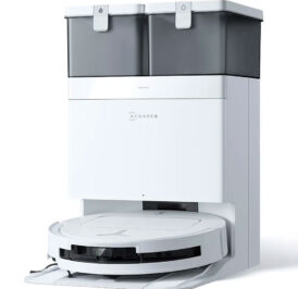 Robô de Limpeza Ecovacs Vacuum T50 Pro Omni Branco PYL - DDX67 - Imagem 1