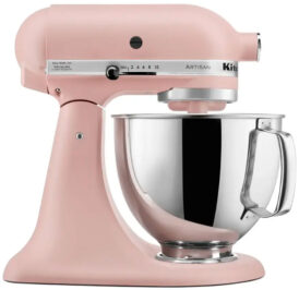Batedeira KitchenAid KSM150PSFT 10 Velocidades 325W 4.8L 110V Feather Pink - Imagem 1