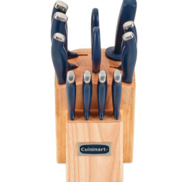 Jogo de Facas com Bloco Cuisinart C77SSN-12P Classic Colorpro Collection Azul Marinho - 12 Peças - Imagem 1