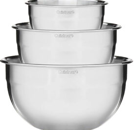 Tigelas de Mistura Cuisinart CTG-00-SMBSB Aço Inoxidável Preto - 3 Peças - Imagem 1