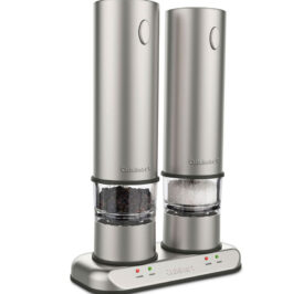 Kit Moedor de Temperos Elétrico Cuisinart SP-4 Recarregável Bivolt Inox - Imagem 1