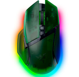 Mouse Gamer Sem Fio Razer Basilisk V3 Pro 35K Phantom Green Nasa - RZ01-05240300-R3U1 - Imagem 1