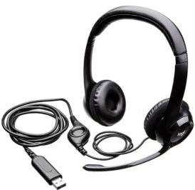 Headset Logitech H390 981-000014 USB - Preto - Imagem 2