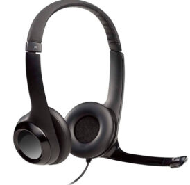 Headset Logitech H390 981-000014 USB - Preto - Imagem 1